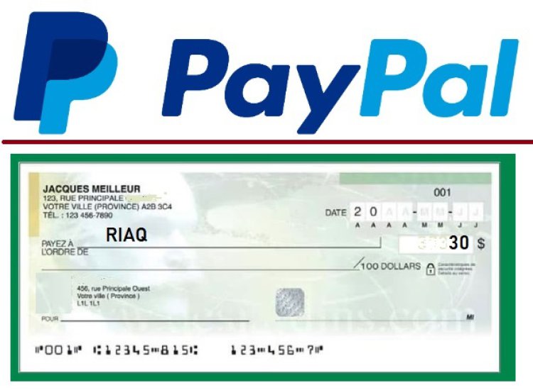 Paypal ou chèque